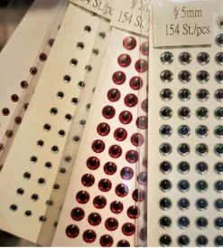 3D Stick On Eyes (154 Stk)