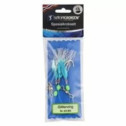 Glitterving Blå 6/0